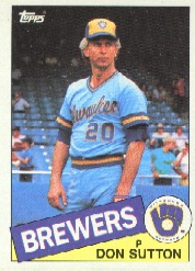 1985 Topps Baseball Cards      729     Don Sutton